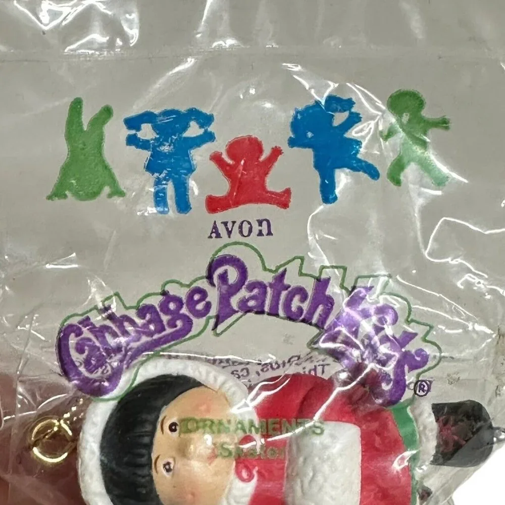 Cabbage Patch Ice Skater Ornament New Sealed Package Collectible‎ VTG 1995 Avon